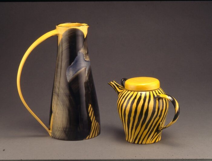 Tall jug & teapot (Landscape) 1996