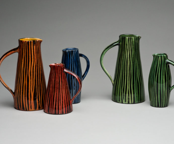 Small stripy jugs £45 - £80