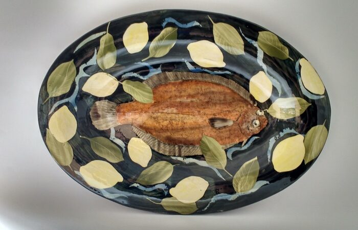 Oval Dish Lemon Sole with Lemons £450